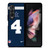 DALLAS COWBOYS DAK PRESCOTT 4 NFL NIKE Samsung Galaxy Z Fold 3 Case Cover
