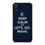 LETS GO DALLAS MAVERICKS NBA BASKETBALL iPhone XS Max Case Cover