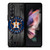 HOUSTON ASTROS BASEBALL MLB WOOD LOGO Samsung Galaxy Z Fold 3 Case Cover