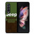 JEEP GREEN RUSTY LOGO Samsung Galaxy Z Fold 3 Case Cover