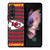 KANSAS CITY CHIEFS FOOTBALL FIELD Samsung Galaxy Z Fold 3 Case Cover