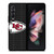 KANSAS CITY CHIEFS FOOTBALL TEXT Samsung Galaxy Z Fold 3 Case Cover