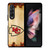 KANSAS CITY CHIEFS NFL FOOTBALL BRICKED Samsung Galaxy Z Fold 3 Case Cover