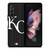 KANSAS CITY ROYALS BASEBALL BLACK Samsung Galaxy Z Fold 3 Case Cover