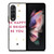 KATE SPADE NEW YORK QUOTES Samsung Galaxy Z Fold 3 Case Cover