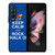 KEEP CALM AND ROCK CHALK KANSAS JAYHAWKS Samsung Galaxy Z Fold 3 Case Cover