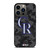 COLORADO ROCKIES BASEBALL BLACK CAMO iPhone 13 Pro Case Cover