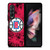 LOS ANGELES CLIPPERS BASKETBALL NBA FIRE Samsung Galaxy Z Fold 3 Case Cover