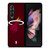 MIAMI HEAT NBA NIKE Samsung Galaxy Z Fold 3 Case Cover
