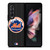 NEW YORK METS BASEBALL BLACK Samsung Galaxy Z Fold 3 Case Cover