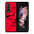 NIKE AIR OFF WHITE RED Samsung Galaxy Z Fold 3 Case Cover