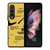 NIKE AIR OFF WHITE YELLOW Samsung Galaxy Z Fold 3 Case Cover