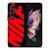 NIKE RED LOGO Samsung Galaxy Z Fold 3 Case Cover