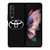 TOYOTA MOTOR CARBON FIBER Samsung Galaxy Z Fold 3 Case Cover