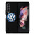 VOLKSWAGEN MOTOR CARBON FIBER Samsung Galaxy Z Fold 3 Case Cover