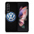 VW VOLKSWAGEN CARBON FIBER Samsung Galaxy Z Fold 3 Case Cover