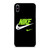 NIKE SWOOSH GREEN iPhone XS Max Case Cover