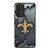 NEW ORLEANS SAINTS BROKEN METAL Samsung Galaxy A53 Case Cover