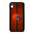 CLEVELAND BROWNS NFL METAL STRIPE iPhone XR Case Cover
