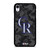 COLORADO ROCKIES BASEBALL BLACK CAMO iPhone XR Case Cover