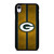 GREEN BAY PACKERS NFL METAL STRIPE iPhone XR Case Cover