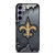 NEW ORLEANS SAINTS BROKEN METAL Samsung Galaxy S24 Plus Case Cover