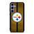 PITTSBURGH STEELERS NFL METAL STRIPE Samsung Galaxy S24 Plus Case Cover