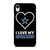 I LOVE MY DALLAS COWBOYS FOOTBALL NFL iPhone XR Case Cover