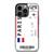 FLIGHT TICKETS FRANCE PARIS iPhone 13 Pro Case Cover