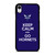 KEEP CALM AND GO CHARLOTTE HORNETS iPhone XR Case Cover