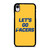LETS GO INDIANA PACERS NBA BASKETBALL iPhone XR Case Cover