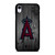 LOS ANGELES ANGELS BASEBALL MLB WOOD LOGO iPhone XR Case Cover