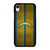 LOS ANGELES CHARGERS NFL METAL STRIPE iPhone XR Case Cover