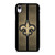 NEW ORLEANS SAINTS NFL METAL STRIPE iPhone XR Case Cover
