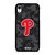PHILADELPHIA PHILLIES BASEBALL BLACK CAMO iPhone XR Case Cover PHILADELPHIA PHILLIES BASEBALL BLACK CAMO iPhone XR Case Cover