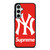 NEW YORK YANKEES X SUPREME RED Samsung Galaxy S23 FE Case Cover