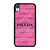 PRADA PINK DIAMOND iPhone XR Case Cover