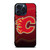 CALGARY FLAMES LOGO HOCKEY TEAM ICON iPhone 15 Pro Max Case Cover