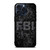 FBI LOGO CAMO iPhone 15 Pro Max Case Cover FBI LOGO CAMO iPhone 15 Pro Max Case Cover