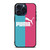 PUMA LOGO BLUE PINK ICON iPhone 15 Pro Max Case Cover