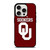 AIR JORDAN OKLAHOMA SOONERS UNIVERSITY FOOTBALL TEAM LOGO iPhone 15 Pro Case Cover