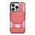 COACH NEW YORK LOGO PINK WALLET iPhone 15 Pro Case Cover