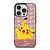 COACH NEW YORK LOGO PINK X PIKACHU POKEMON iPhone 15 Pro Case Cover