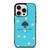 KATE SPADE NEW YORK LOGO BLUE GOLDEN POLKADOTS iPhone 15 Pro Case Cover