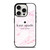 KATE SPADE NEW YORK LOGO PINK MARBLES iPhone 15 Pro Case Cover