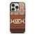 MK MICHAEL KORS LOGO BROWN BAG iPhone 15 Pro Case Cover