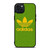 ADIDAS LOGO YELLOW GREEN iPhone 15 Plus Case Cover