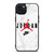AIR JORDAN NIKE SHOES LOGO MARBLE iPhone 15 Plus Case Cover