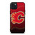CALGARY FLAMES LOGO HOCKEY TEAM ICON iPhone 15 Plus Case Cover