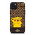 COACH NEW YORK LOGO BRWON EMBLEM X PIKACHU POKEMON iPhone 15 Plus Case Cover